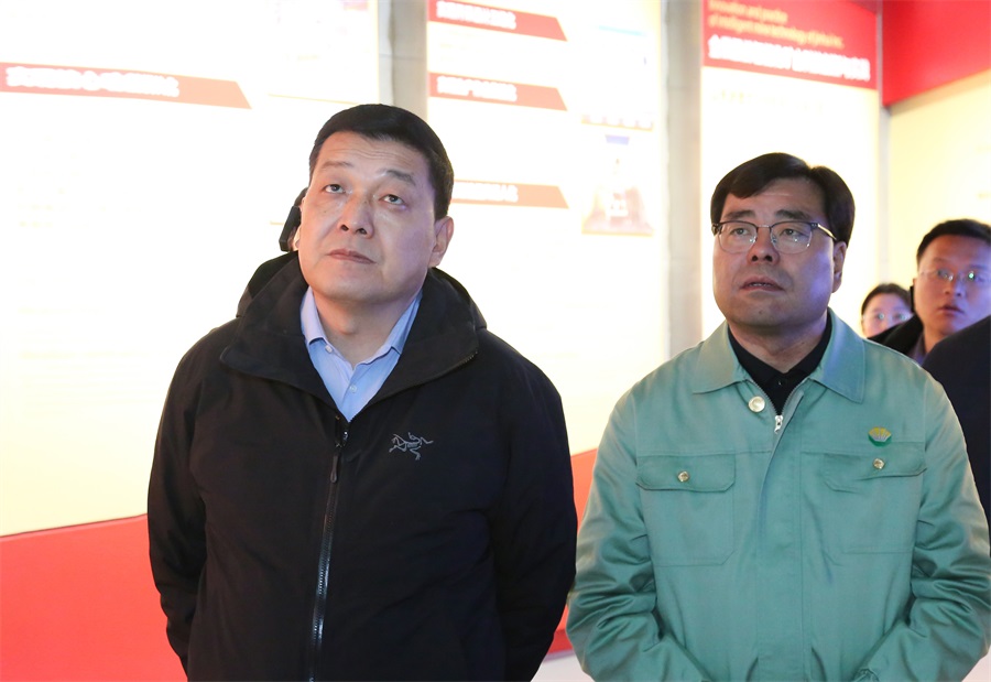 38-2023年12月，民建甘肅省委員會主任委員，全國政協委員，甘肅省政協常委，省生態環境廳廳長，省核安全局局長葛建團蒞臨金徽股份調研。.jpg
